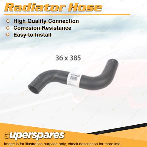 Upper Radiator Hose 36mm x 385mm for Toyota Landcruiser Prado KDJ120R KDJ121R