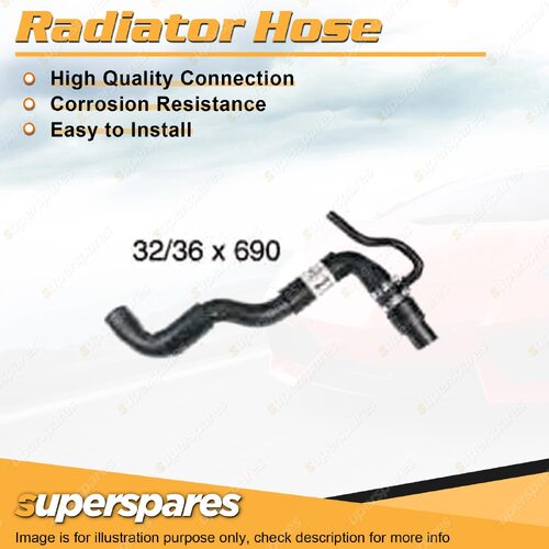 Upper Radiator Hose 32/36 x 690mm for Toyota RAV 4 ACA33R ACA38R Vanguard ACA33R