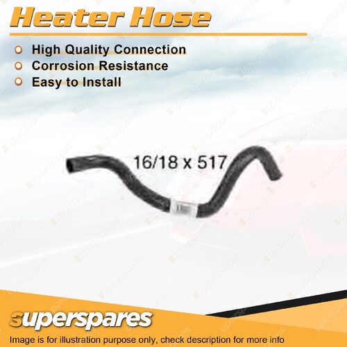 Heater Inlet Hose 16/18 x 517mm for Chevrolet Captiva C100 2.0L 03/2007-01/2011