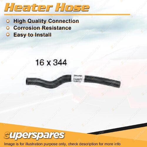 Lower Heater Hose 16 x 344mm for Toyota Landcruiser Prado KDJ150R 3.0L Inlet