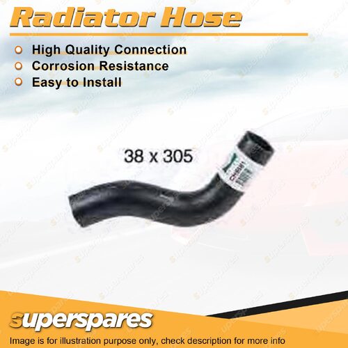 Upper Radiator Hose 38mm x 305mm for Toyota Landcruiser VDJ76R VDJ78R VDJ79R