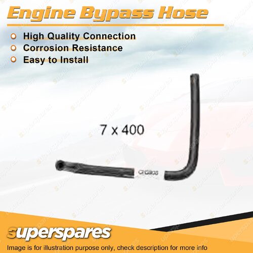 Superspares Engine Bypass Hose 7 x 400mm for Toyota Landcruiser FZJ 105R 78R 79R