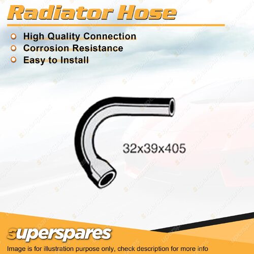 Upper Radiator Hose 32/39 x 405mm for Ford Cortina MK1 MK2 1.2L 1.5L 1962-1966