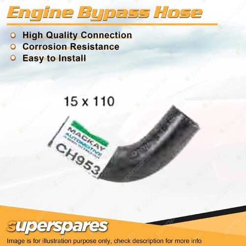 Bypass Hose 15 x 110mm for Ford Falcon XR XT Fairlane ZA 4.7L 4.9L 1966-1969