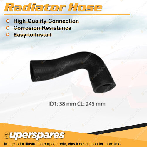 Superspares Upper Radiator Hose for Peugeot 504 2.0L 4 cyl OHV 8V Carb 1980-1983