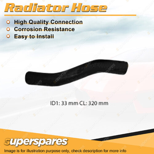 Superspares Upper Radiator Hose for Toyota Cressida MX62 2.8L 6 cyl SOHC 12V EFI