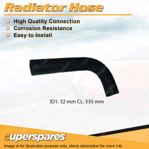 Upper Radiator Hose for Toyota Corolla KE70 1.3L 4 cyl OHV 8V Carb 335mm