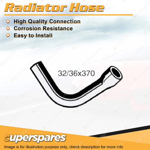 Superspares Lower Radiator Hose for Toyota Hilux RN22 RN27 2.0L 08/1974-07/1978
