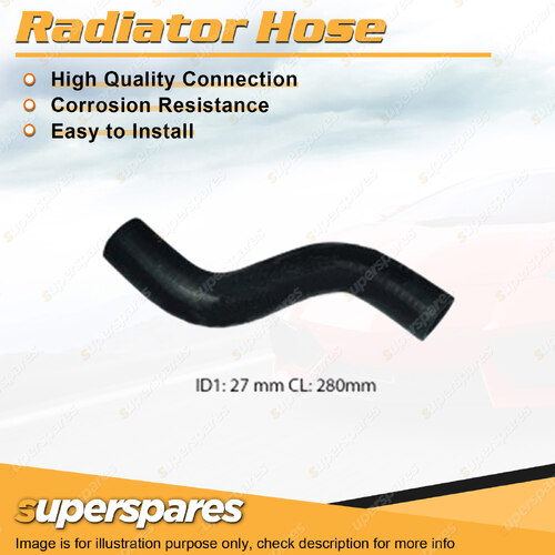 Upper Radiator Hose for Nissan Pulsar N10 1.5L 4 cyl SOHC 8V Carb Manual
