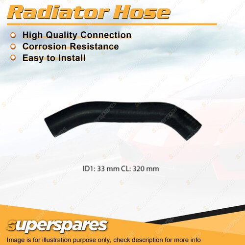 Upper Radiator Hose for Toyota Corolla KE70 1.3L 4 cyl OHV 8V Carb 320mm