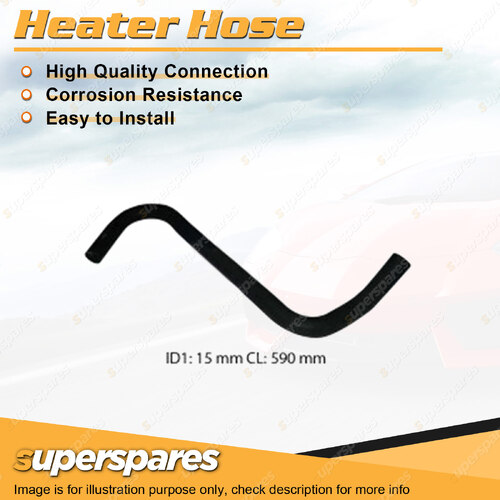 Superspares Heater Hose for Holden Gemini TE TF TG 1.8L 03/1981-12/1984 Outlet