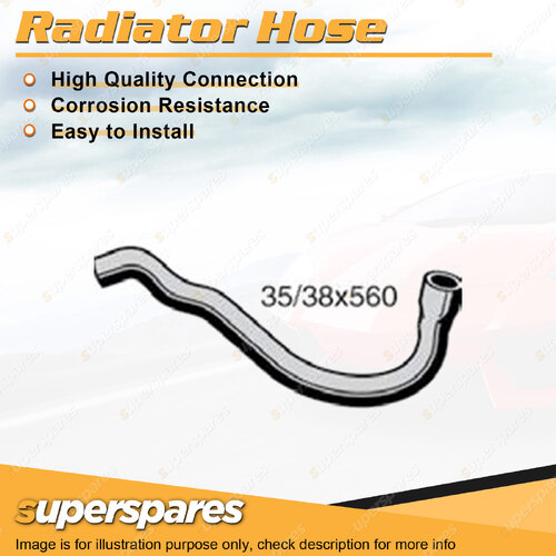 Superspares Upper Radiator Hose for Rover 3500 3.5L V8 OHV 16V 2 Carb 1969-1981