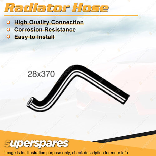 Superspares Lower Radiator Hose for Holden Astra LB 1.5L 4 cyl SOHC 8V Carb