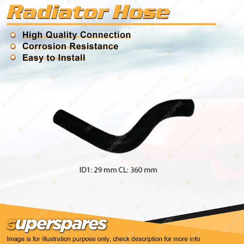 Superspares Lower Radiator Hose for Holden Astra LC 1.6L 4 cyl SOHC 8V Carb