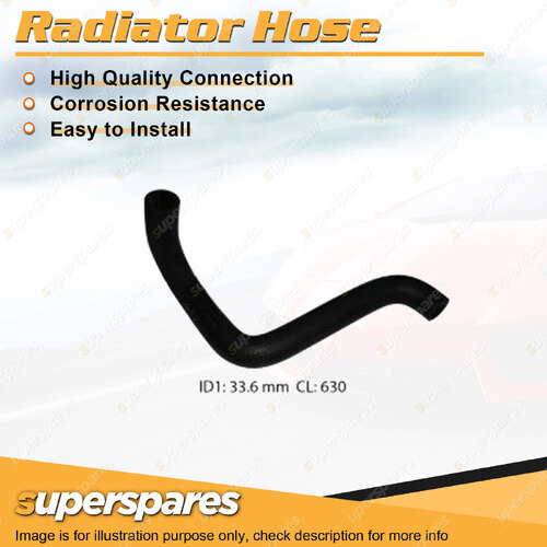 Superspares Lower Radiator Hose for Nissan 720 Z16 Z22 1.6L 2.2L 1980-1986