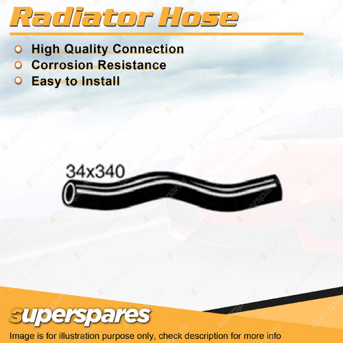 Superspares Lower Radiator Hose for Hyundai Excel X1 1.3L 1.5L 1988-1989 Auto