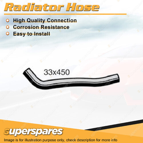 Superspares Lower Radiator Hose for Mitsubishi Nimbus UC 2.0L 4 cyl SOHC 8V Carb