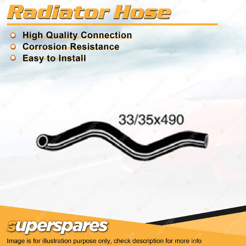 Superspares Lower Radiator Hose for Hyundai Excel X1 1.3L 1.5L 1988-1989 Manual