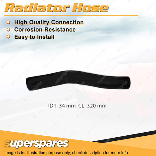 Superspares Upper Radiator Hose for Toyota Cressida MX73 2.8L 6 cyl SOHC 12V EFI