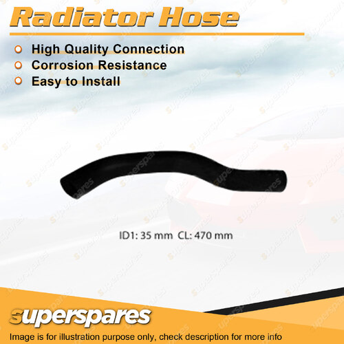 Superspares Upper Radiator Hose for Mitsubishi Eterna E52A Galant HJ Emeraude