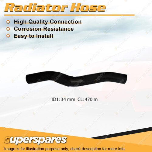 Superspares Upper Radiator Hose for Mitsubishi Cordia A213 AC 1.8L 1983-1989