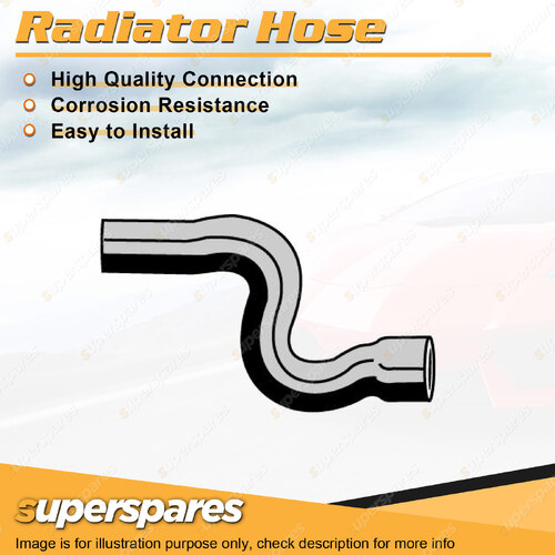 Superspares Upper Radiator Hose for BMW 318i E30 1.8L 4 cyl SOHC 8V EFI