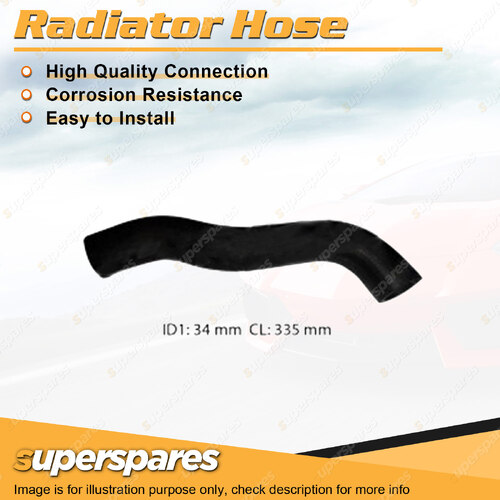 Superspares Upper Radiator Hose for Mitsubishi Pajero NH 2.5L 1991-1997