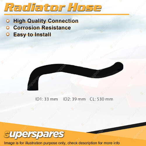 Lower Radiator Hose for Nissan Navara D21 2.7L 4 cyl OHV 8V Diesel 530mm