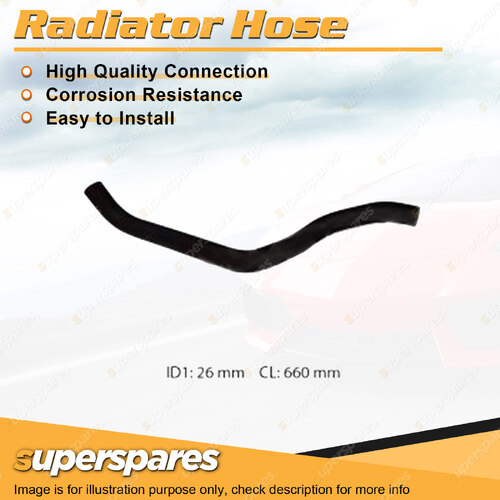 Superspares Lower Radiator Hose for Honda Accord 2.0L 4 cyl SOHC 12V Carb