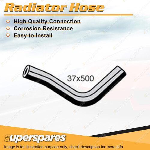 Superspares Upper Radiator Hose for Toyota Landcruiser BJ60 BJ61 3.4L 1982-1986