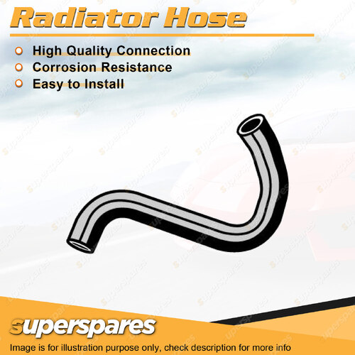 Superspares Upper Radiator Hose for Toyota Stout RK110 2.0L 4 cyl OHV 8V Carb