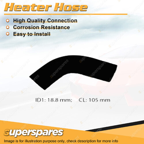 Superspares Heater Hose for Holden Jackaroo L2 3.2L V6 SOHC 24V MPFI 105mm
