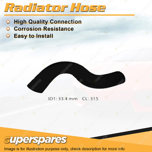 Superspares Upper Radiator Hose for Nissan Bluebird U13 2.4L 4 cyl DOHC 16V MPFI