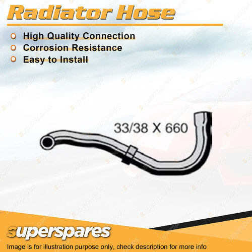 Superspares Lower Radiator Hose for Nissan Navara D21 2.5L 4 cyl 1986-1998