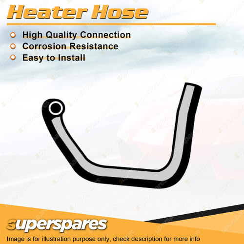 Superspares Heater Outlet Hose for Toyota Hilux RZN147R 2.0L 4 cyl SOHC 8V MPFI
