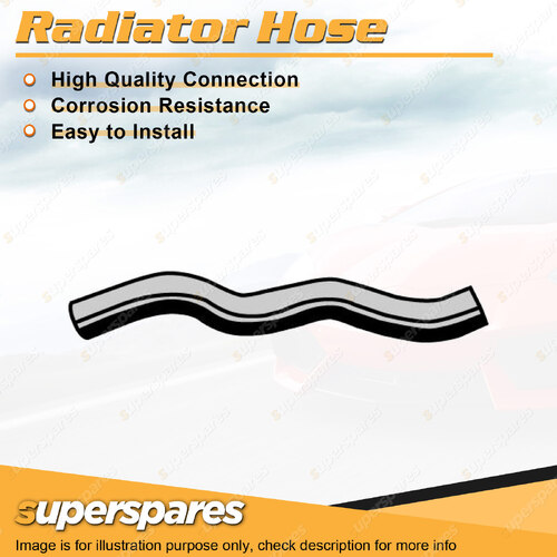 Superspares Lower Radiator Hose for Holden Frontera MX 2.2L 4 cyl DOHC 16V MPFI