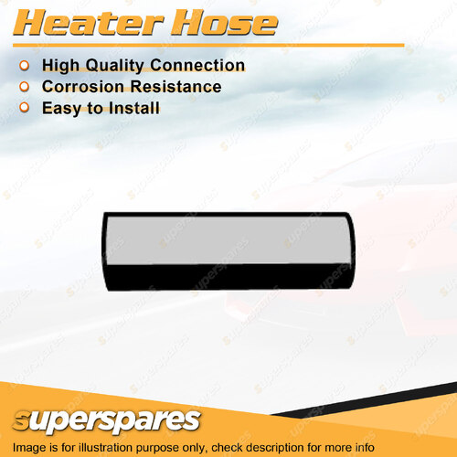 Superspares Heater Hose for Holden Frontera M7 2.0L 4 cyl Pipe to Pipe 1995-1999