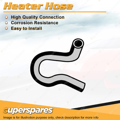Superspares Heater Hose for Holden Frontera M7 2.0L 4 cyl Core Feed Hose