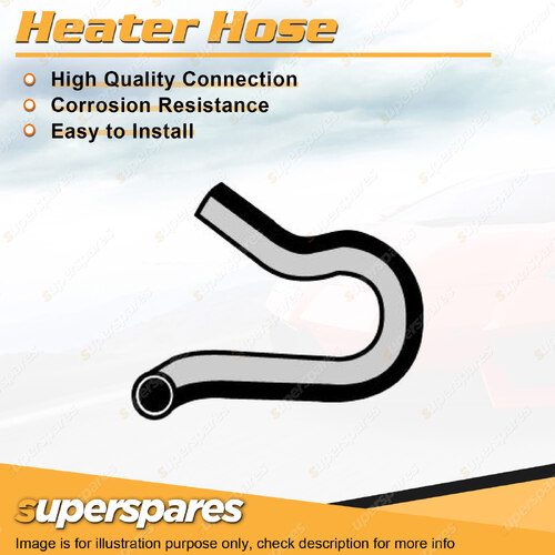 Superspares Heater Hose for Holden Frontera M7 2.0L 4 cyl Core Return Hose