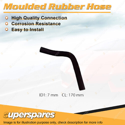 Superspares Engine Bypass Hose for Mazda 323 BJ 1.6L 4 cyl DOHC 16V MPFI 170mm