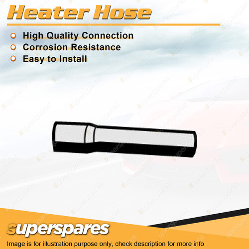 Superspares Heater Hose for Lexus LS400 UCF10R 4.0L V8 DOHC 32V MPFI 130mm