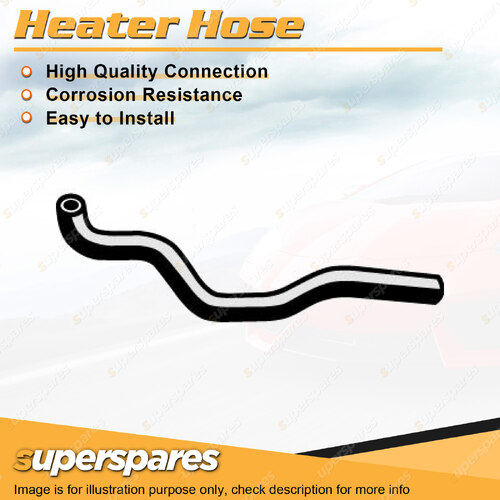 Superspares Heater Outlet Hose for Nissan Pulsar N14 2.0L 4 cyl DOHC 16V MPFI