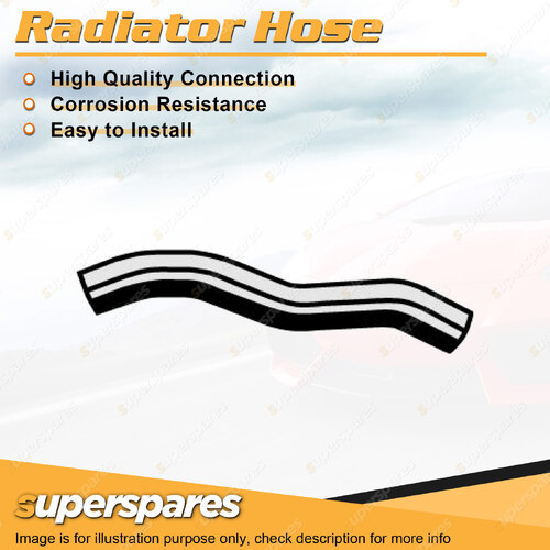 Superspares Lower Radiator Hose for Holden Rodeo R9 2.2L 4 cyl SOHC 8V MPFI