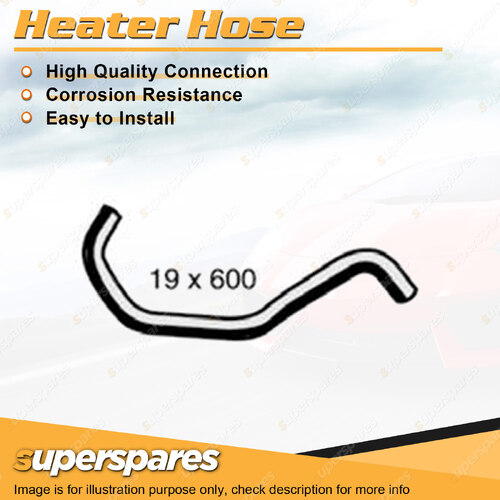 Superspares Heater Outlet Hose for Nissan X-Trail T30 2.5L 4 cyl 10/2001-12/2005