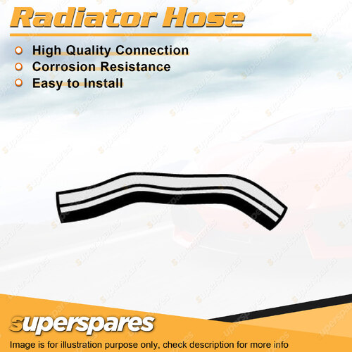 Superspares Upper Radiator Hose for Mazda Eunos 2.5L V6 DOHC 24V MPFI 1996-1998