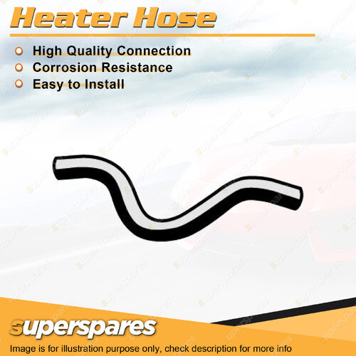 Superspares Heater Outlet Hose for Honda Integra DA9 1.8L 4 cyl DOHC 16V MPFI