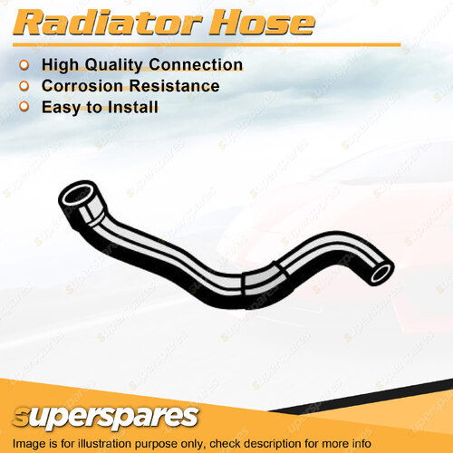 Superspares Lower Radiator Hose for Nissan Skyline R31 2.0L 6 cyl DOHC 1985-1989