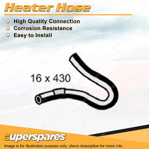 Heater Outlet Hose for Holden Rodeo RA 3.0L 4 cyl OHV 8V Diesel Turbo