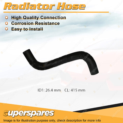 Superspares Lower Radiator Hose for Mazda 2 DY 1.5L 4 cyl DOHC 16V MPFI