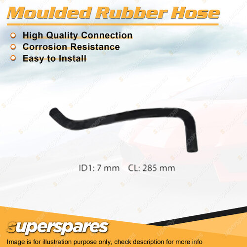 Superspares Engine Bypass Hose for Mazda 323 BG 1.8L 4 cyl SOHC 16V MPFI 285mm